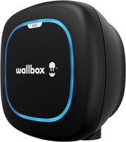 Cargador para vehículo eléctrico Wallbox Pulsar Max (7,4 kW, Tipo 2, Wi-Fi, Bluetooth, OCPP, interior/exterior, protección de puesta a tierra, cable de 5 metros, diseño de fácil instalación) Negro