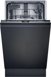 Siemens SR65YX08ME, lavavajillas inteligente iQ500 totalmente integrable, 45 cm de ancho, tercera bandeja para cubiertos, Zeolita, extra silencioso, aquaStop, apertura automática de puerta al finalizar el programa, varioSpeed, iluminación interior