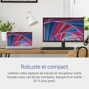 Monitor Dell SE2422HX de 24" Full HD (1920x1080), 75Hz, VA, 5ms, AMD FreeSync, HDMI, VGA, 3 años de garantía, negro