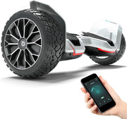 Hoverboard todoterreno premium de 8.5" Bluewheel HX510 SUV, marca de calidad alemana - Modo de seguridad para niños y aplicación - Bluetooth - Potente motor dual - Patinete eléctrico autoequilibrado
