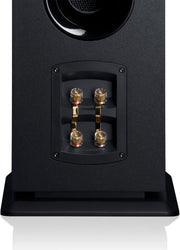Altavoces estéreo Teufel Ultima 40: par de altavoces de columna HiFi de gama alta, tweeter con corrector de fase, sistema de 3 vías, bass-reflex de doble tubo, música, sonido de cine, juegos - negro
