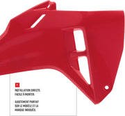 POLISPORT 91617 - Kit de restyling para Honda CRF 250R 22'-24' y CRF 450R 21'-24' – Calidad y durabilidad garantizadas, color rojo