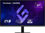 Monitor Gamer ViewSonic VX2757-2K-PRO de 27 pulgadas, WQHD 2560 x 1440p, 200Hz, 1ms MPRT, compatible con G-Sync, HDR10, IPS, 2 HDMI, DisplayPort, sin parpadeo