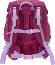 LÄSSIG Set de mochila escolar de 7 piezas para niños/School Set Boxy Unique Negro