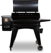Barbacoa de pellets Pit Boss Navigator 1150, negro, de acero, 162 x 94 x 119 cm, con pantalla digital