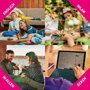 Router WiFi 7 Deutsche Telekom Speedport 7, módem de fibra óptica, 6.760 Mbit/s, Mesh, base SmartHome, ideal para Entertain TV en 4K