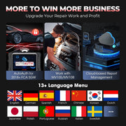 Escáner de diagnóstico automotriz Autel MaxiCOM MK808S, control bidireccional 2025, igual que MX808S MK808BTPro, funciona como MK900, prueba activa, más de 28 servicios, diagnóstico de todos los sistemas, codificación de inyectores, OS11