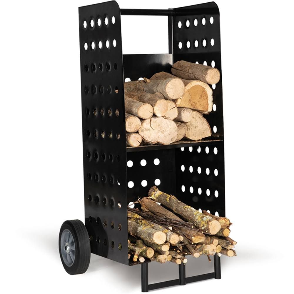Carrito le ñero de acero galvanizado - 140 kg de carga máx.