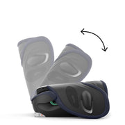 CYBEX Gold Silla de coche infantil Solution G i-Fix, para coches con y sin ISOFIX, desde aprox. 3 hasta 12 años (100 - 150 cm), desde aprox. 15 hasta 50 kg, Lava Grey