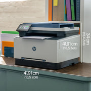 Impresora multifunción láser a color HP Color LaserJet Pro MFP 3302fdwg, fax, impresión automática a doble cara, pantalla táctil, Wi-Fi, Ethernet, USB, HP Wolf Pro Security