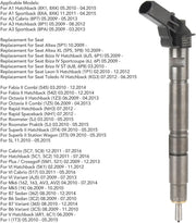Inyector de Combustible 03L130277B Rendimiento Mejorado Boquilla de Inyector de Combustible Motor Inyector de Combustible Motor Boquilla de Inyección de Combustible Inyectores de Combustible