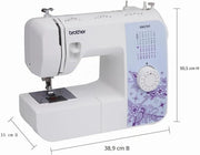 Máquina de coser eléctrica Brother XM2701S Edición Exclusiva, 27 programas de costura, brazo libre, enhebrador automático, costura de mezclilla