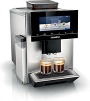 Cafetera superautomática Siemens EQ900 TQ903D03, control por app, pantalla táctil intuitiva, modo barista, AromaBoost, reducción de ruido, molinillo premium, limpieza automática con vapor, 1500 W, acero inoxidable