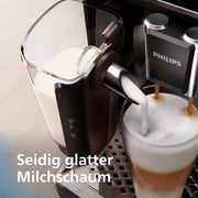 Cafetera espresso automática Philips Serie 5400: disfrute de 12 bebidas, sistema LatteGo de limpieza rápida, pantalla TFT intuitiva, ajustes de café personalizables, diseño de cocina de primera calidad (EP5441/50)