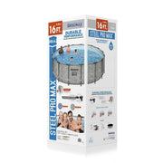 Piscina elevada redonda Bestway Steel Pro MAX con bomba y cobertor
