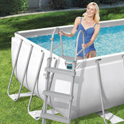 Bestway Conjunto de piscina rectangular Power Steel 404x201x100 cm
