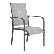 Juego de 6 sillas de comedor para exteriores EROMMY, sillas de comedor apilables para exteriores