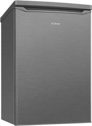 Frigorífico con congelador pequeño Bomann | Nevera con 2 estantes | silencioso | con congelador de 4 estrellas | frigorífico pequeño con compartimento para frutas y verduras | bisagra de puerta intercambiable | KS 7251 inox