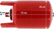 Depósito de presión con membrana vertical - 100 litros