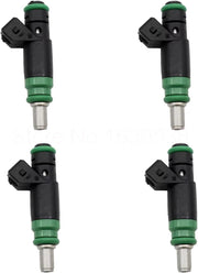 IUKMRT Inyector de combustible para Ford Fiesta V 2001~2008 y Fusion 2002~2012 1.4, 4 inyectores de combustible 1429840 98MF-BB Inyector de gasolina