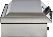 PLANCHAELEC - Pack completo plancha eléctrica NEO E530-2400W - Carro + accesorios - Acero inoxidable - Termostato regulable - 8 personas - Fabricado en Francia - L53 x P43 x A18 cm