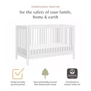 Cuna convertible 4 en 1 Swell de Babyletto con kit de conversión para cama infantil