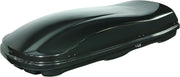 Cofre de techo Farad Marlin 680L negro metalizado con red de fijación elástica - Apertura lateral doble, homologación TÜV-GS, 5 años de garantía - Cierre centralizado de 3 puntos con llave de seguridad