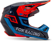 Casco Fox Racing V1 Race Spec Midnight XL Unisex, Azul Noche