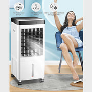 Aire acondicionado portátil con control remoto, enfriador de aire evaporativo 3 en 1, temporizador de 7 horas para el hogar, oficina, dormitorio, cocina
