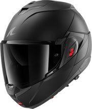 SHARK, Casco de moto modular OXO Dark Shadow negro mate KMA