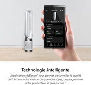 Ventilador Dyson Purifier Cool PC1, purificador de aire con potente flujo de aire refrescante (Blanco/Plata)