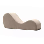 Avana Sleek Chaise Lounge para yoga - Fabricado en EE. UU. - Ideal para estiramientos, relajación, ejercicio y más, 60 pulgadas de largo x 18 pulgadas de ancho x 26 pulgadas de alto, gris claro