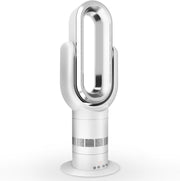 Ventilador de torre sin aspas QG660, calentador y ventilador de refrigeración 2 en  1, 10 niveles de refrigeración y 3 de calefacción, mando a distancia y control táctil, motor CC ultra silencioso y de bajo consumo