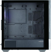 Chasis PC Torre Mediana con pantalla de 15,6'' Zalman Z10 DS (Negro)