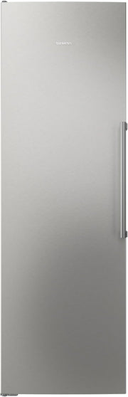 Frigorífico independiente XXL Siemens iQ500, 186,2 x 59,5 cm, KS36NAICG, 402 L de capacidad, Total noFrost, cajones hyperFresh 0°C, iluminación LED, diseño integrable, acero inoxidable antihuellas