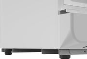 Refrigerador comercial para bebidas SCHOEPF GKS350 - Refrigeración por aire forzado - Refrigerador con puerta de cristal - 347 l - 5 estantes de rejilla ajustables - 194,5 cm de altura (blanco)