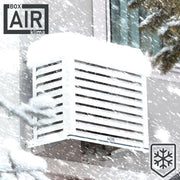 Cubierta para aire acondicionado Box Air - Carcasa insonorizante para bomba de calor - Rejilla protectora - Revestimiento para unidad exterior de aire acondicionado - Para aires acondicionados y bombas de calor - Cubierta protectora robusta