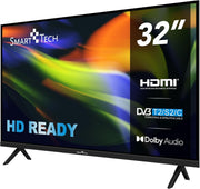Smart Tech 32HN01K TV HD LED 32 pulgadas (80 cm) Triple Sintonizador Dolby Digital Plus, 3xHDMI, 2xUSB