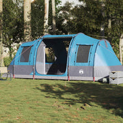 Tienda de campaña túnel para 4 personas impermeable azul 2025 V6491