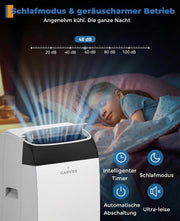 Aire acondicionado portátil Garvee de 10.000 BTU, unidad 4 en 1 con refrigeración, deshumidificación y ventilación, funcionamiento silencioso
