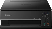 Impresora multifunción de inyección de tinta a color Canon PIXMA TS6350a DIN A4 (impresora fotográfica, escáner, copiadora, OLED, 4.800x1.200 ppp, USB, WLAN, 5 tintas independientes, impresión a doble cara, 2 bandejas de papel), negro