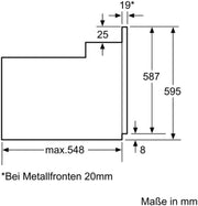 Siemens EQ211KAAB Set de horno empotrable iQ300, combinación de horno y placa integrable de 60 cm de ancho, precalentamiento rápido, esmalte brillante color granito, aire caliente 3D, zona para asados, negro