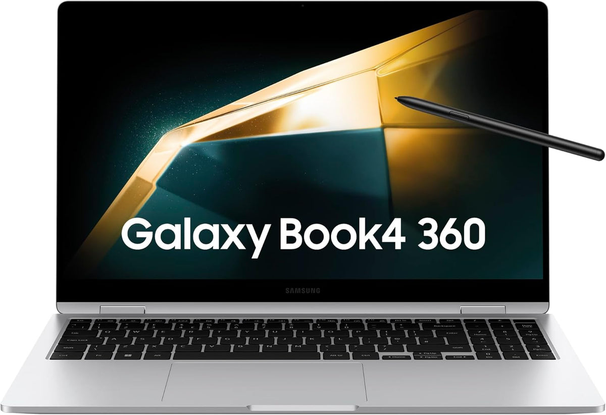 Samsung Galaxy Book4 360 Ordenador portátil 15.6'', Plataforma Intel Evo – Intel Core Ultra 7, 16GB RAM 512GB SSD Intel Graphics, Plata, teclado AZERTY FR