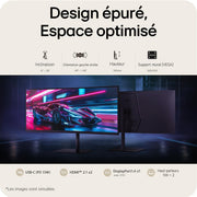 LG Ultragear™ 34G630A-B.AEU Monitor Gaming de 34" - Panel VA resolución WQHD (3440 x 1440), 1ms GtG 240Hz, DisplayHDR™ 400, sRGB 95% (CIE1976), FreeSync Premium