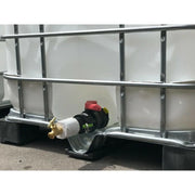 Contenedor IBC de 330 galones de grado alimenticio | Agua potable, recipiente para recolección de agua de lluvia