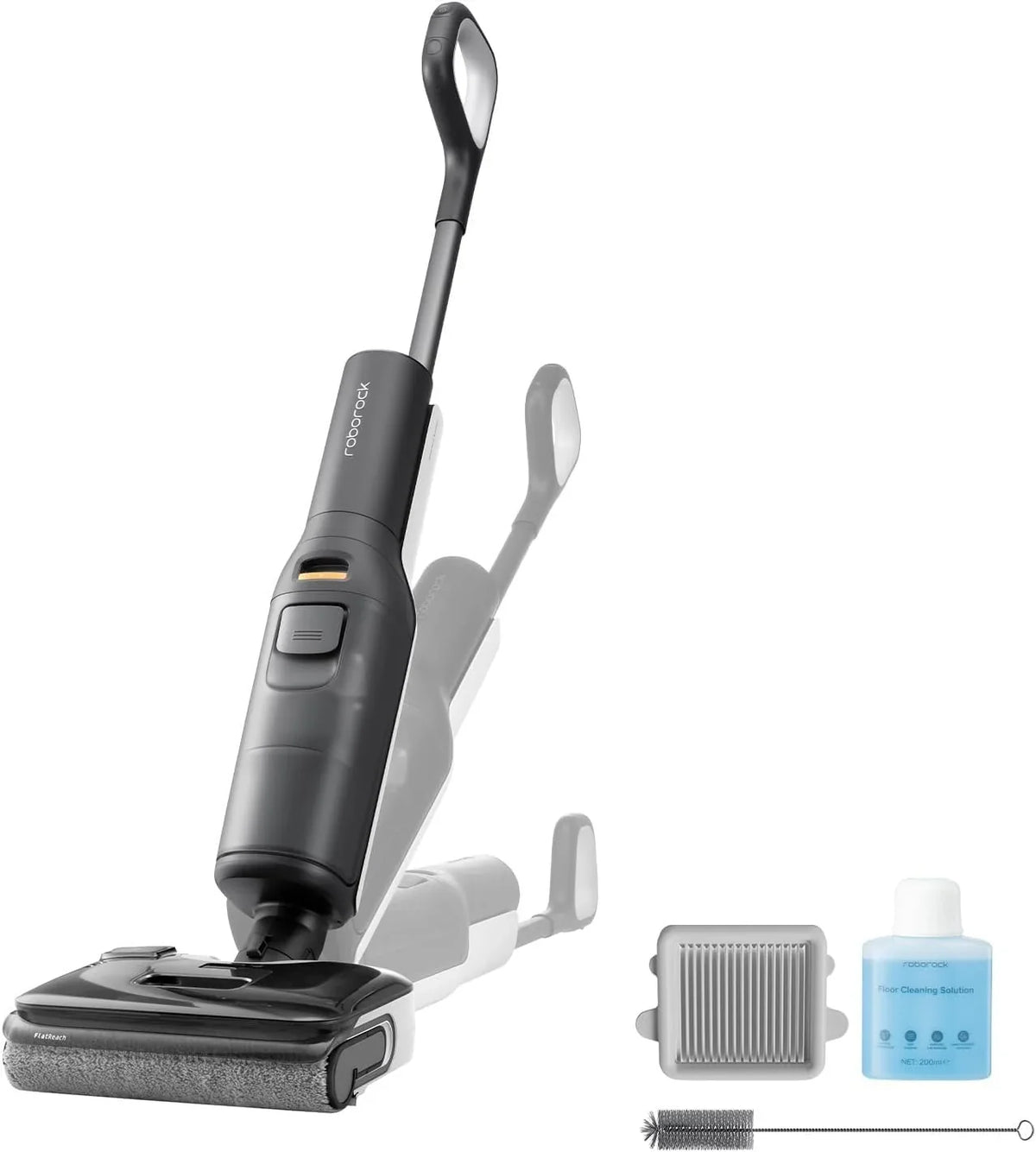 Aspiradora fregona inalámbrica roborock F25 LT, 60 min de autonomía, 20.000 Pa, inclinación de 180°, autolimpieza a 90 °C durante 5 min, inalámbrica