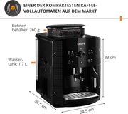 Cafetera superautomática EA810870 1,8L 1450W con boquilla de espuma de leche, función para 2 tazas y sistema Thermoblock