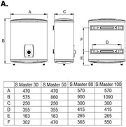 Smart Master 50 - termo eléctrico plano con control inteligente