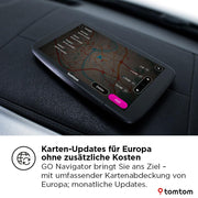 Navegador para coche TomTom GO Navigator, pantalla de 7 pulgadas, evitación de atascos, actualizaciones por Wi-Fi, servicio premium, soporte magnético