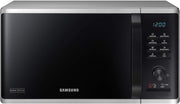 Microondas Samsung MS2AK3515AS/EG, 800 W, capacidad de 23 l, 48,9 cm de ancho, interior de esmalte cerámico resistente a los arañazos, programas de descongelación QuickDefrost, plateado